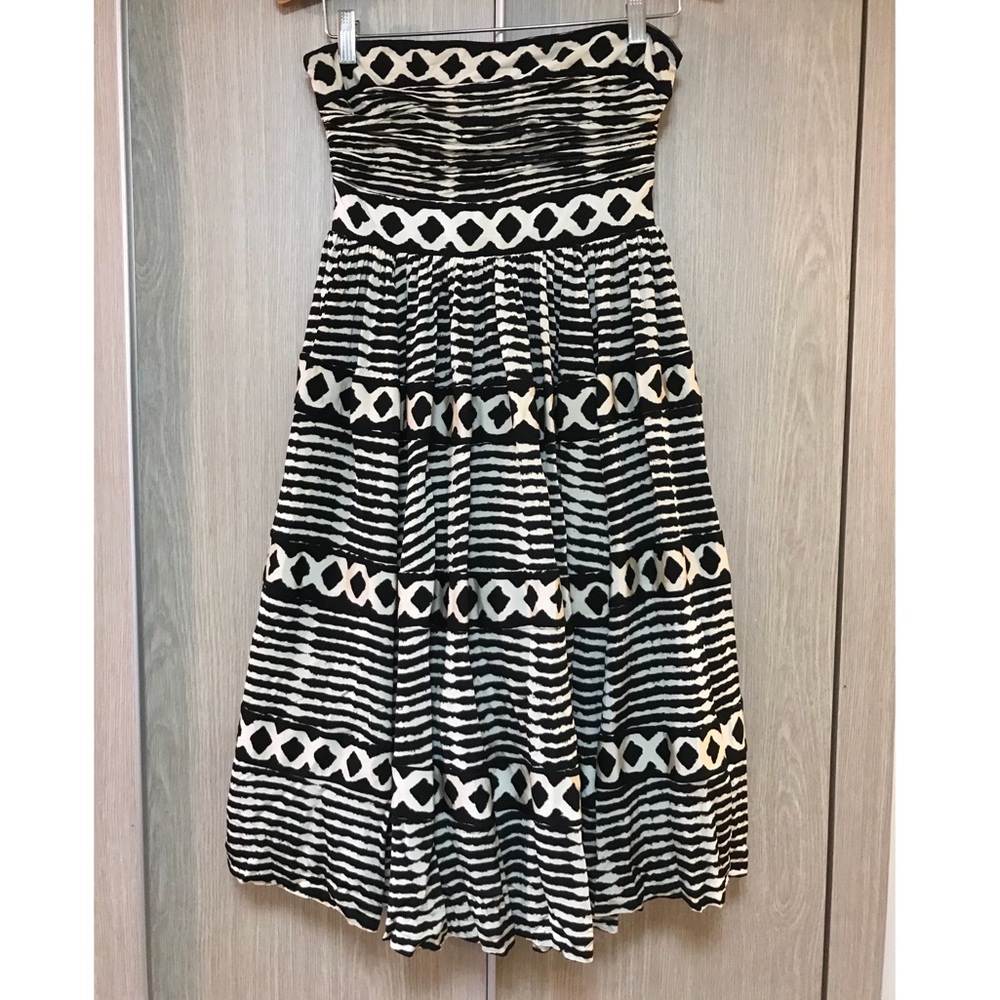 Tracy Reese (@Anthropologie) Strapless Midi Dress